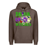 Coffee Drink Up Witches Premium Hoodie - texasbilliewilder
