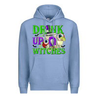 Colony Blue Drink Up Witches Premium Hoodie - texasbilliewilder