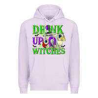 Lilac Drink Up Witches Premium Hoodie - texasbilliewilder