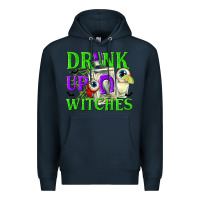 Navy Drink Up Witches Premium Hoodie - texasbilliewilder