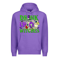Purple Drink Up Witches Premium Hoodie - texasbilliewilder
