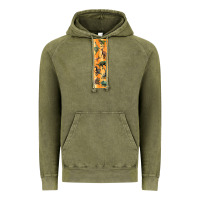 Vintage Olive dinosaurs pen wrap Vintage Hoodie - Artiststas