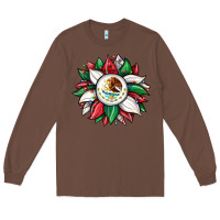 Chestnut Christmas sunflower Mexican flag Long Sleeve Tee - JahusDesignShop