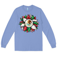 Christmas Sunflower Mexican Flag Long Sleeve Tee | Teevron