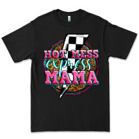 Black hot mess express mama Premium Tee - Zillion Design Studio