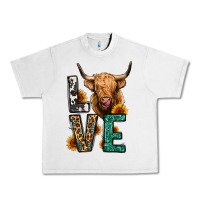Lunar Rock love long haired cow Urban Heavy Tee - Jasminsmagicworld
