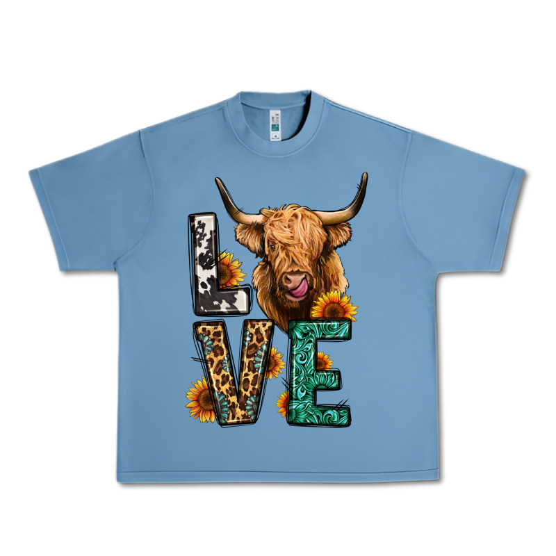 Love Long Haired Cow Urban Heavy Tee by Jasminsmagicworld | Teevron
