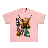 Salmon love long haired cow Urban Heavy Tee - Jasminsmagicworld