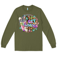 Army Green get loaded rabbit and easter Long Sleeve Tee - MaliasSmallBusiness