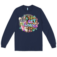 Navy get loaded rabbit and easter Long Sleeve Tee - MaliasSmallBusiness