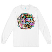White get loaded rabbit and easter Long Sleeve Tee - MaliasSmallBusiness