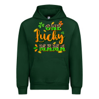 Forest Green One lucky Mama St. Patrick's Day Urban Hoodie - CowGirlArtShop