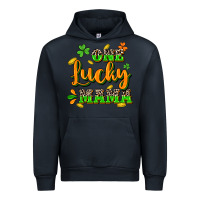 Navy One lucky Mama St. Patrick's Day Urban Hoodie - CowGirlArtShop