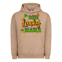Pigment Burro One lucky Mama St. Patrick's Day Urban Hoodie - CowGirlArtShop