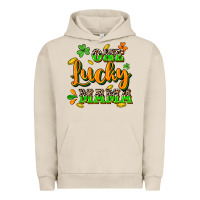 Pigment French Oak One lucky Mama St. Patrick's Day Urban Hoodie - CowGirlArtShop