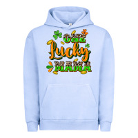 Pigment Grape Ice One lucky Mama St. Patrick's Day Urban Hoodie - CowGirlArtShop