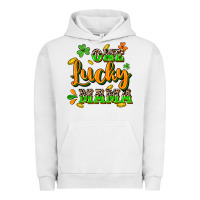 Pigment Lunar Rock One lucky Mama St. Patrick's Day Urban Hoodie - CowGirlArtShop
