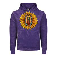 Cloud Purple our lady of guadalupe sunflower Vintage Hoodie - JahusDesignShop