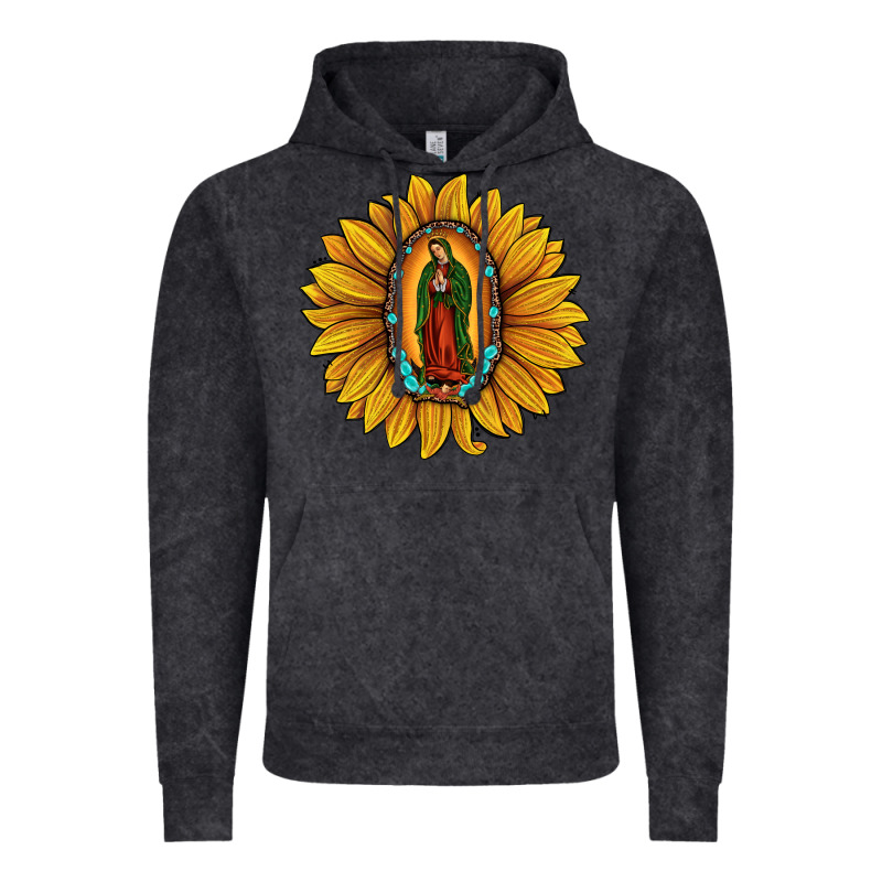 Our Lady Of Guadalupe Sunflower Vintage Hoodie by JahusDesignShop | Teevron
