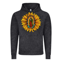Vintage Black our lady of guadalupe sunflower Vintage Hoodie - JahusDesignShop