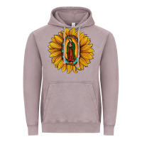 Vintage Zinc our lady of guadalupe sunflower Vintage Hoodie - JahusDesignShop