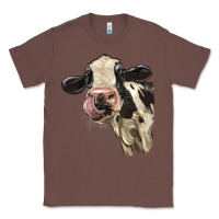 Chestnut Cute Holstein Heifer Classic Tee - LillyAllenDesigns