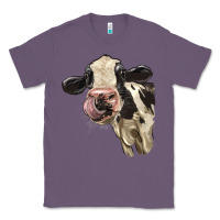 Lavender Cute Holstein Heifer Classic Tee - LillyAllenDesigns