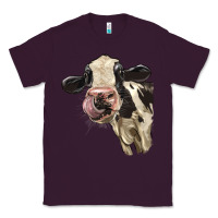 Plum Cute Holstein Heifer Classic Tee - LillyAllenDesigns