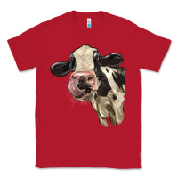 Red Cute Holstein Heifer Classic Tee - LillyAllenDesigns
