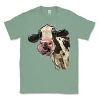Sage Cute Holstein Heifer Classic Tee - LillyAllenDesigns