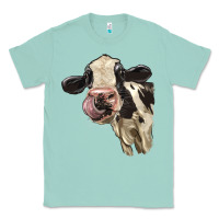 Seafoam Cute Holstein Heifer Classic Tee - LillyAllenDesigns