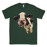 Sports Green Cute Holstein Heifer Classic Tee - LillyAllenDesigns