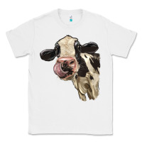 White Cute Holstein Heifer Classic Tee - LillyAllenDesigns