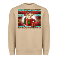 Mushroom Christmas coffee Heavyweight Sweatshirt - Jasminsmagicworld