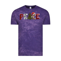Cloud Purple peace christmas Vintage Tee - AdoDesignShop