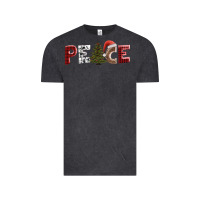 Vintage Black peace christmas Vintage Tee - AdoDesignShop