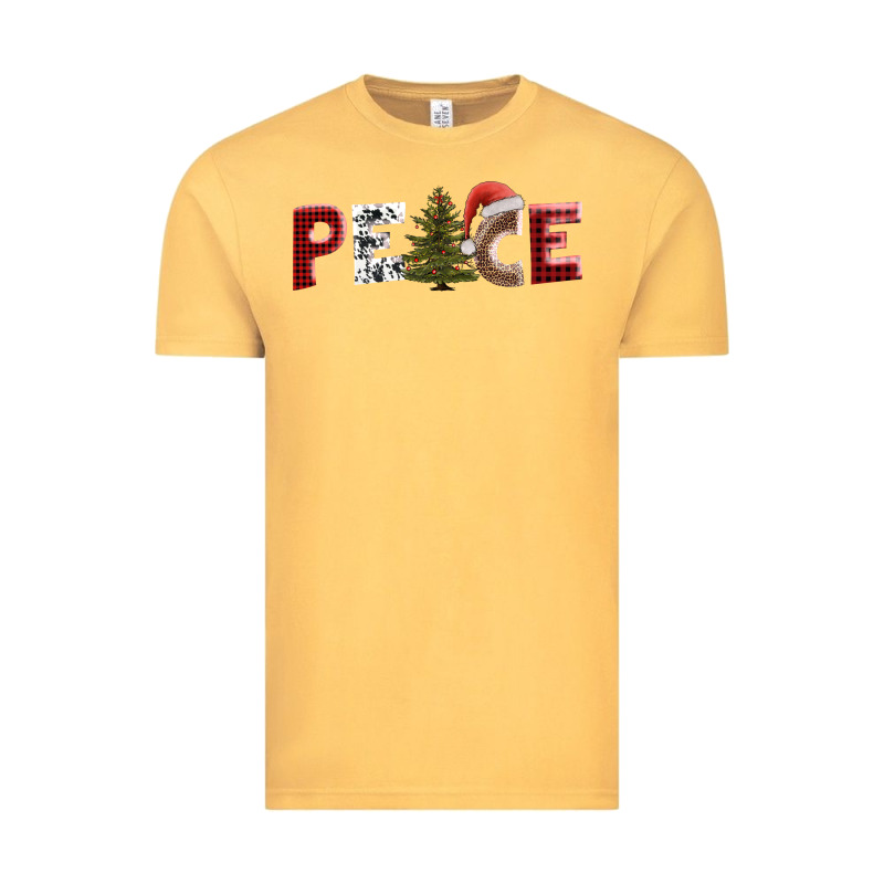 Peace Christmas Vintage Tee by AdoDesignShop | Teevron