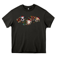 Asphalt hohoho christmas cows Heavy Core Tee - RanaPortraitStore
