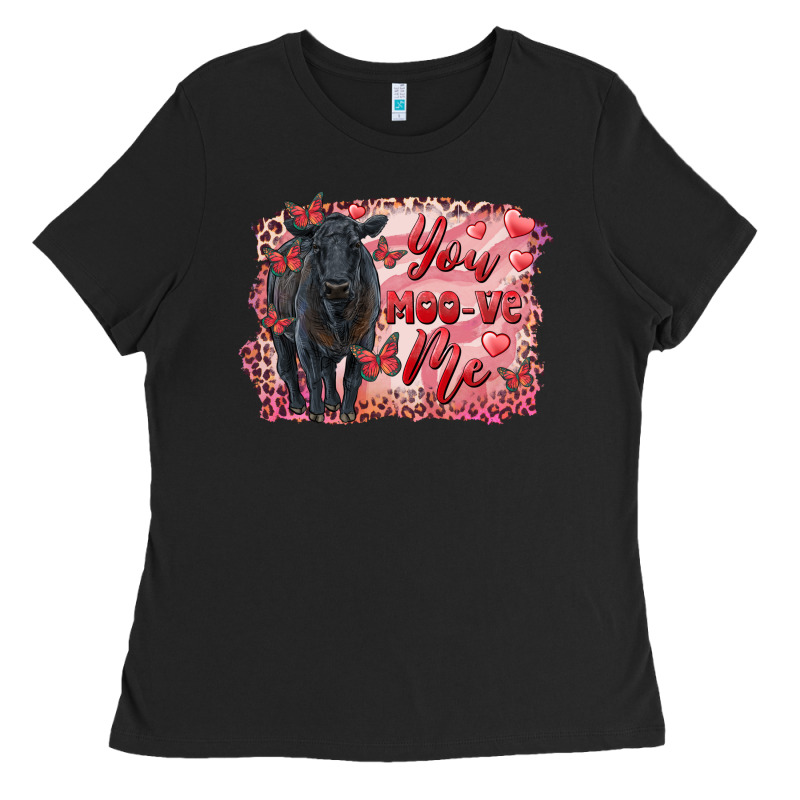 You Moo Ve  Me Black Angus Ladies Tee by RanaPortraitStore | Teevron