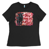 Black you moo ve  me black angus Ladies Tee - RanaPortraitStore