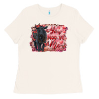 Bone you moo ve  me black angus Ladies Tee - RanaPortraitStore