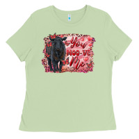 Matcha you moo ve  me black angus Ladies Tee - RanaPortraitStore
