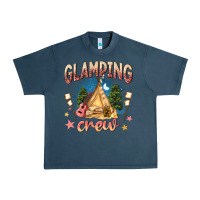 Midnight Navy glamping crew Urban Heavy Tee - NancyCooperArtShop