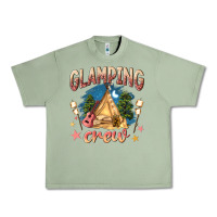 Oil Green glamping crew Urban Heavy Tee - NancyCooperArtShop