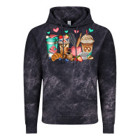 Cloud Black baking coffee cups Vintage Hoodie - Jasminsmagicworld