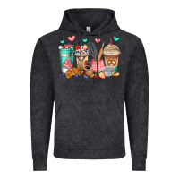 Vintage Black baking coffee cups Vintage Hoodie - Jasminsmagicworld