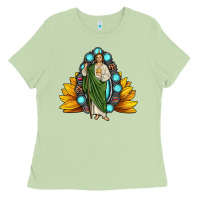 Matcha san judas gemstone sunflower Ladies Tee - JahusDesignShop