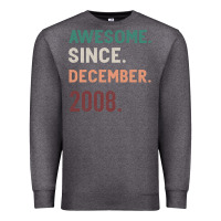 Charcoal Heather Awesome Since December 2008 Premium Sweatshirt - Bettercallsaul