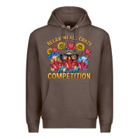 Coffee Relax We All Crazy It's Not Competition Premium Hoodie - texasbilliewilder