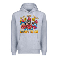 Heather Grey Relax We All Crazy It's Not Competition Premium Hoodie - texasbilliewilder